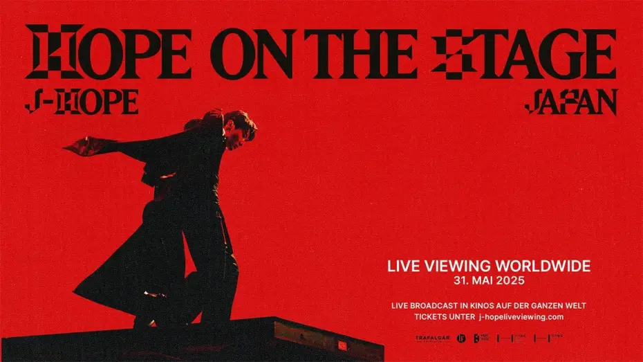 Video for the film j-hope Tour 'HOPE ON THE STAGE' THE MOVIE — j-hope Tour 'HOPE ON THE STAGE' in JAPAN: LIVE VIEWING I TRAILER [GERMAN]