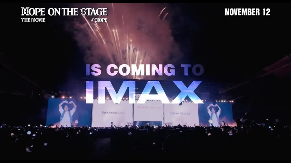 Video for the film j-hope Tour 'HOPE ON THE STAGE' THE MOVIE — IMAX Trailer [Subtitled]