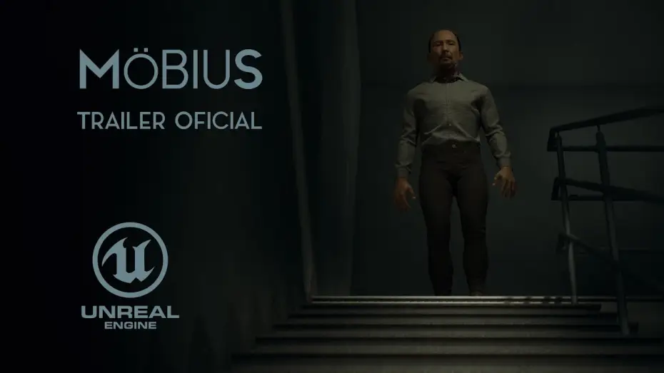 Video for the film Möbius — Trailer Curta Möbius (Unreal Engine)
