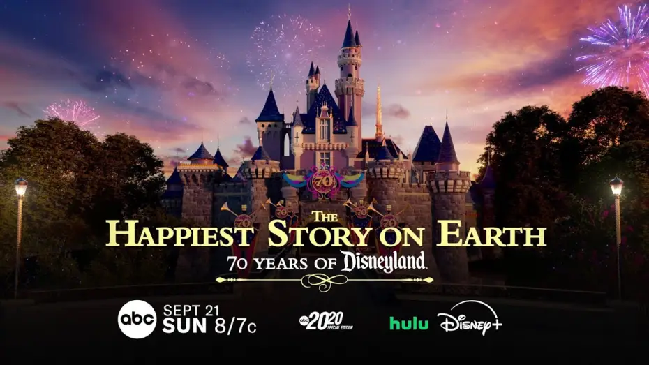 Video for the film The Happiest Story on Earth: 70 Years of Disneyland — ‘The Happiest Story on Earth: 70 Years of Disneyland - 20/20 Special Edition' airs Sept. 21 on ABC