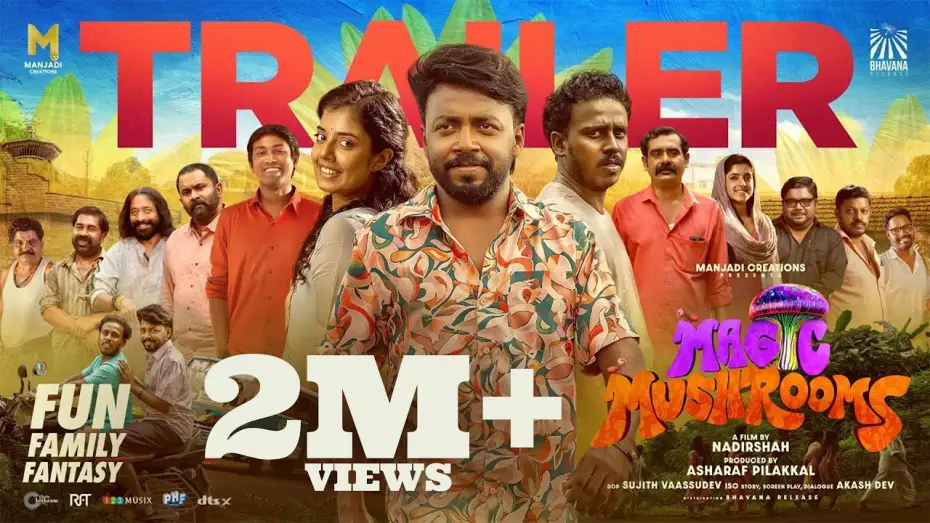 Video for the film Magic Mushrooms — Magic Mushrooms | Official Trailer | Nadirshah | Vishnu Unnikrishnan | Akshaya | Abin Bino