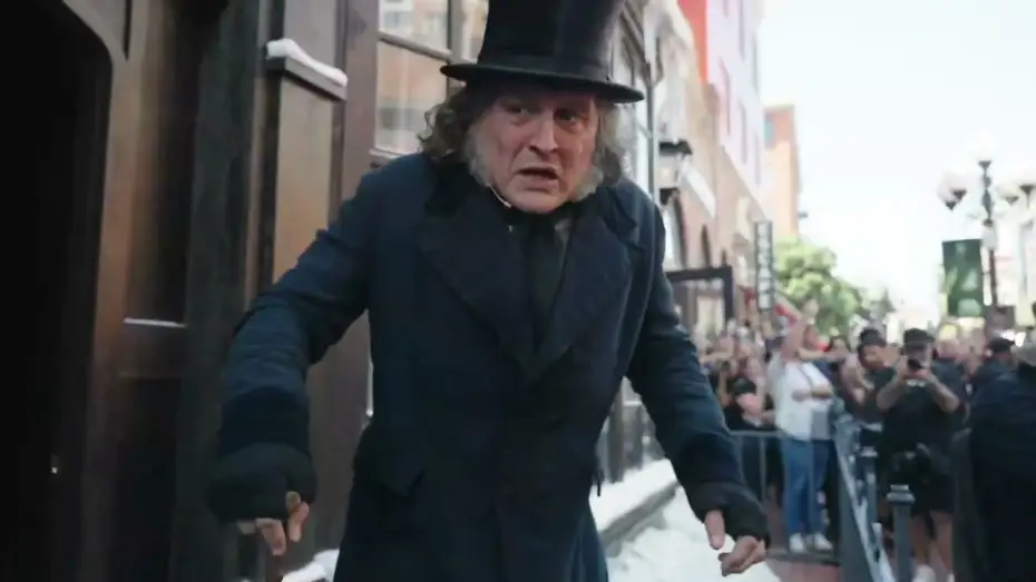 Video for the film Ebenezer: A Christmas Carol — Johnny Depp's Surprise Appearance At Comic Con 2026