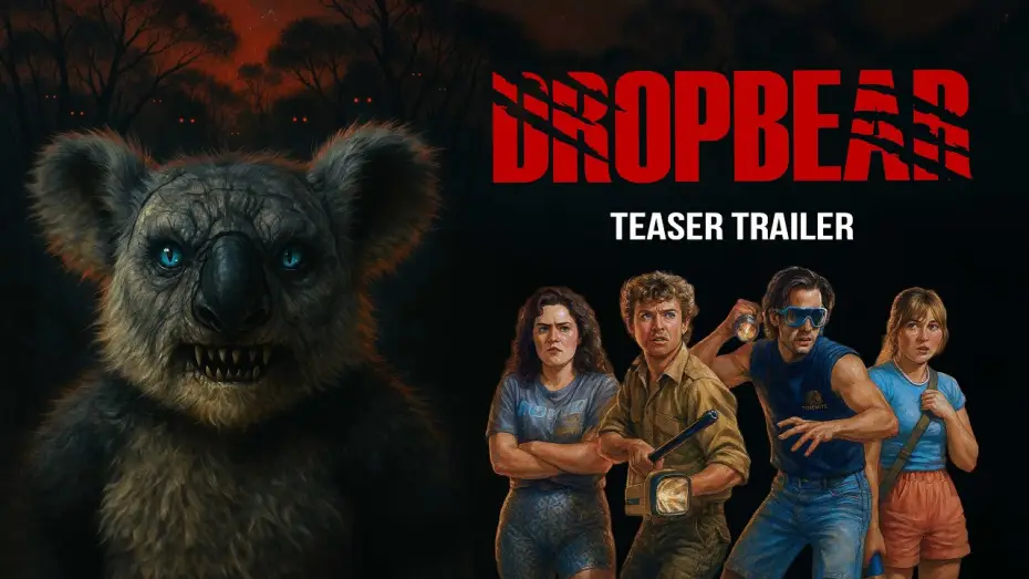 Video for the film Dropbear — DROPBEAR (2025) | Official Trailer [4K] | Australian Creature Feature Horror