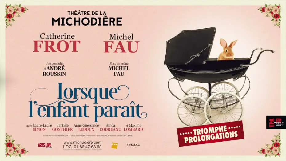Video for the film Lorsque l'enfant paraît — CATHERINE FROT et MICHEL FAU - LORSQUE L'ENFANT PARAÎT - Bande-annonce