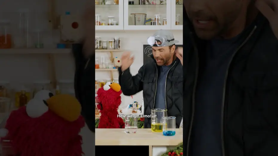 Video for the film Elmo and Mark Rober's Merry Giftmas — Goggle Check
