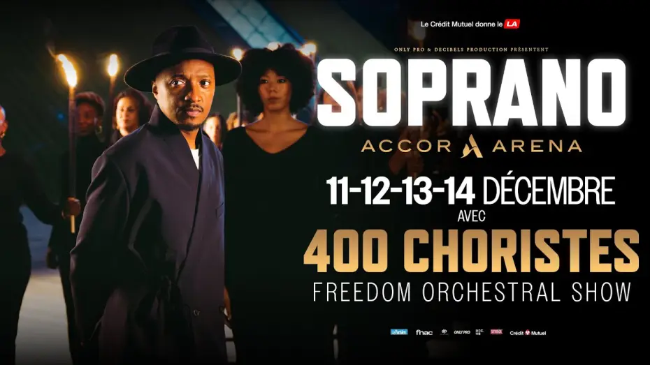 Video for the film Soprano à l'Accor Arena — Soprano - Freedom Orchestral Show [11 au 14 Décembre à l'Accor Arena]