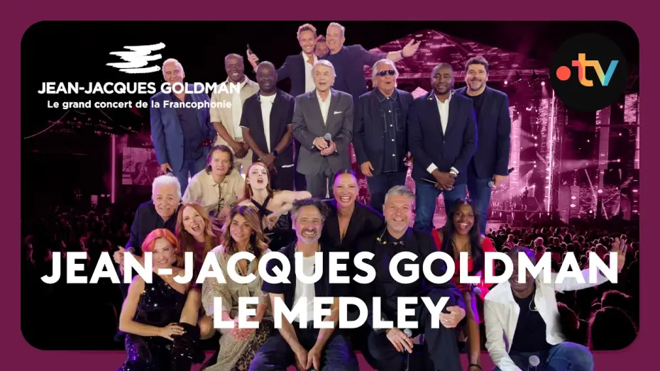 Video for the film Le Grand Concert de la Francophonie célèbre Jean-Jaques Goldman — Garou, Mentissa, Bénabar, Magic System... Ils rendent hommage à Jean-Jacques Goldman !