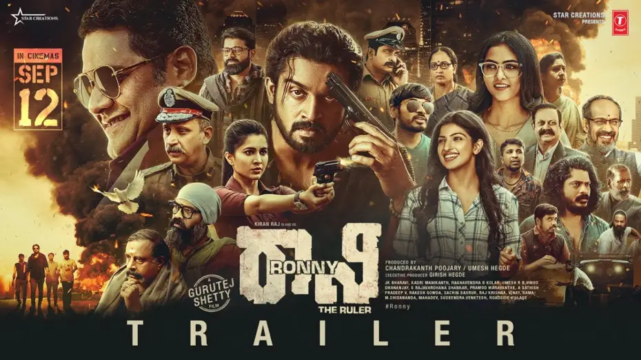 Video for the film Rony - The Ruler — RONNY: THE RULER Official Trailer | Kiran Raj,Samiksha, Apurva | Guru Tej Shetty | Chandrakanth P