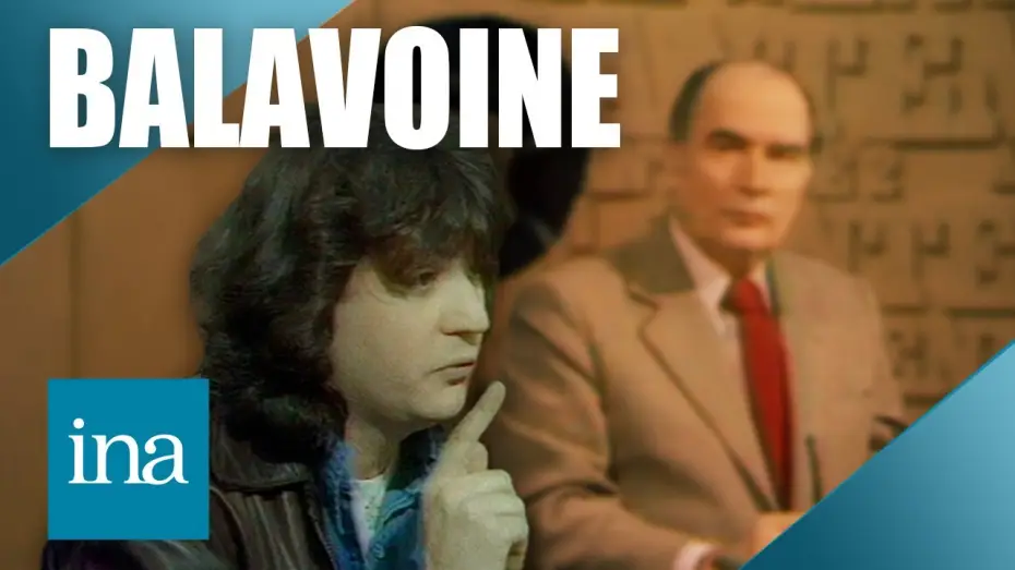 Video for the film Daniel Balavoine : 40 ans déjà — La colère de Daniel Balavoine face à François Mitterrand | Archive INA