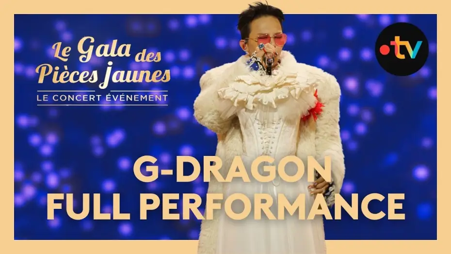 Video for the film Le Gala des Pièces Jaunes 2026 : Le concert événement — G-Dragon - Drama, Too Bad live au Gala des Pièces Jaunes 2026
