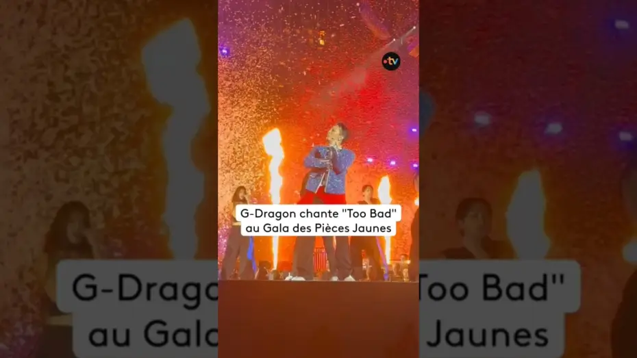 Video for the film Le Gala des Pièces Jaunes 2026 : Le concert événement — Le t-shirt "I love Paris" de G-Dragon ! #GDragon #GalaDesPiècesJaunes