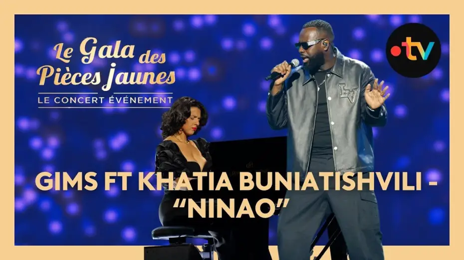 Video for the film Le Gala des Pièces Jaunes 2026 : Le concert événement — Gims - Ninao avec la pianiste Khatia Buniatishvili live au Gala des Pièces Jaunes 2026
