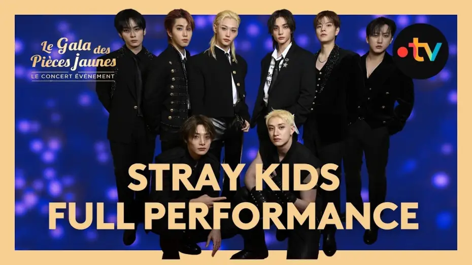 Video for the film Le Gala des Pièces Jaunes 2026 : Le concert événement — Stray Kids - Chk chk boom, Do it, Ceremony, LALALALA live au Gala des Pièces Jaunes 2026