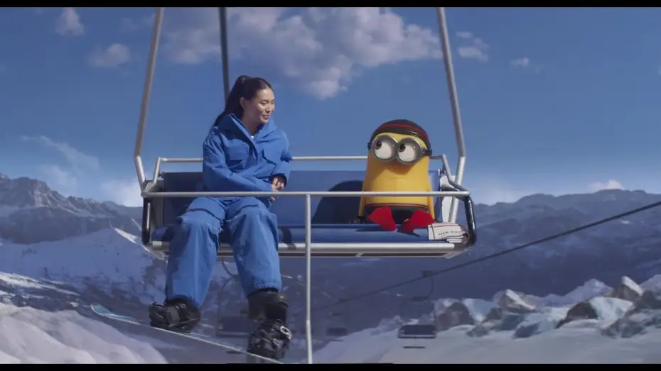 Video for the film NBC's Milan Cortina Winter Olympics Opening Ceremony — Minions x Chloe Kim 2026 Milan Cortina Winter Olympics Spot