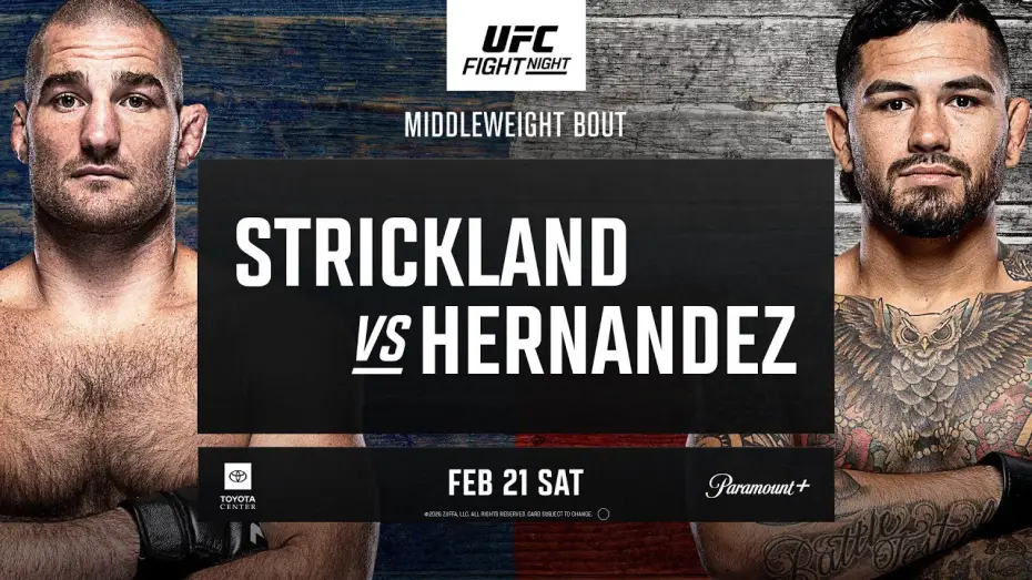 Video for the film UFC Fight Night 267: Strickland vs. Hernandez — UFC Houston: Strickland vs Hernandez - February 21st | Fight Promo