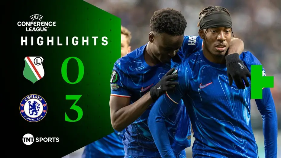 Video for the film Chelsea FC - Season Review 2024/25 — Legia 0-3 Chelsea - Conference League