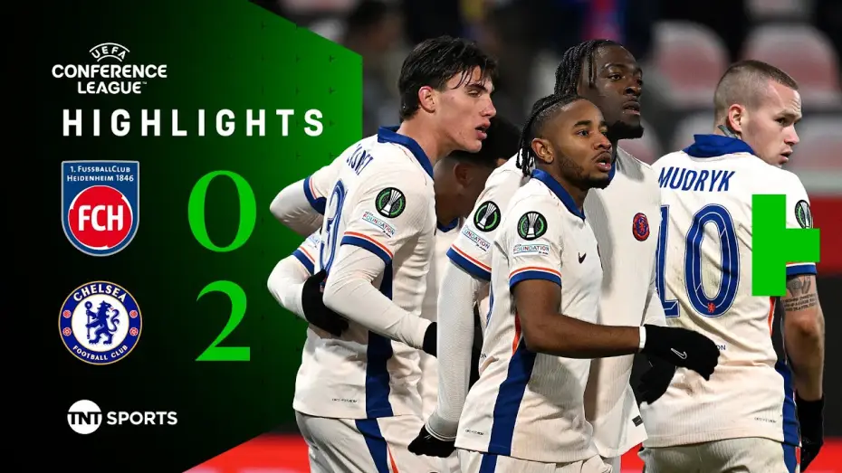 Video for the film Chelsea FC - Season Review 2024/25 — Heidenheim 0-2 Chelsea - Conference League