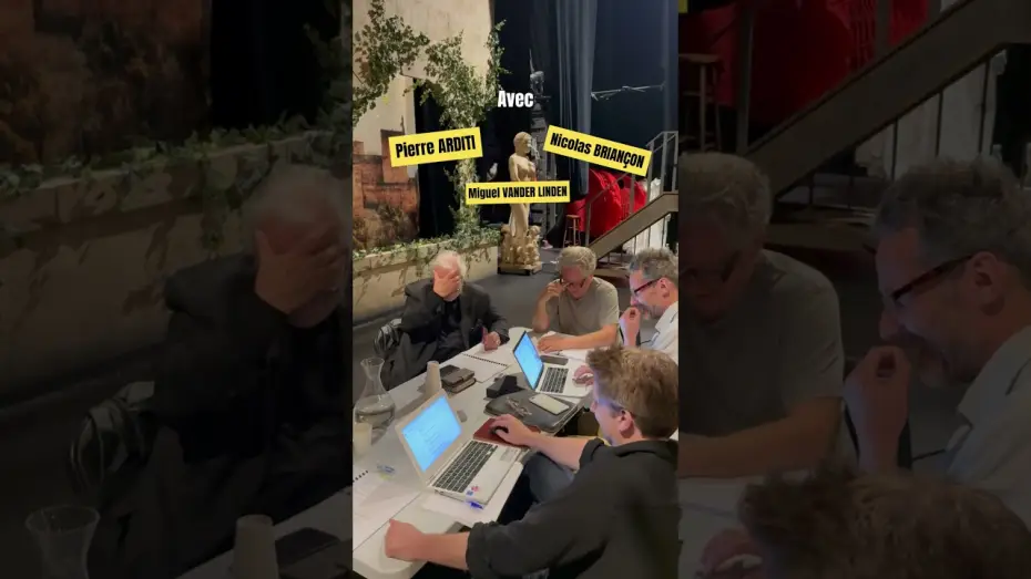 Video for the film Je me souviendrai... de presque tout — JE ME SOUVIENDRAI... de presque tout - Premières répétitions