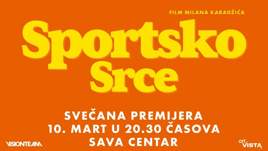 Video for the film Sport Heart — SPORTSKO SRCE - ZVANIČNI TREJLER