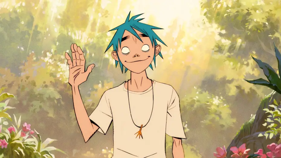 Video for the film Gorillaz Present: The Mountain, The Moon Cave and The Sad God — Official Trailer 2
