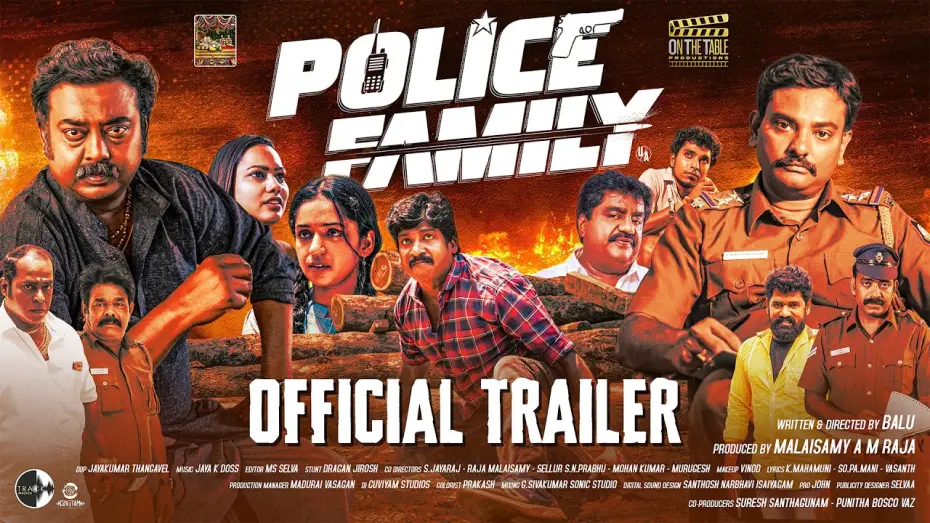 Video for the film Police Family — Police Family Official Trailer | Saravanan | Raja Malaisamy | Nisha Dubey | Kadhal Sukumar | Balu