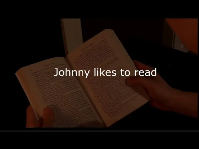 Video for the film Johnny likes to read — Johnny likes to read | Short Horror Film