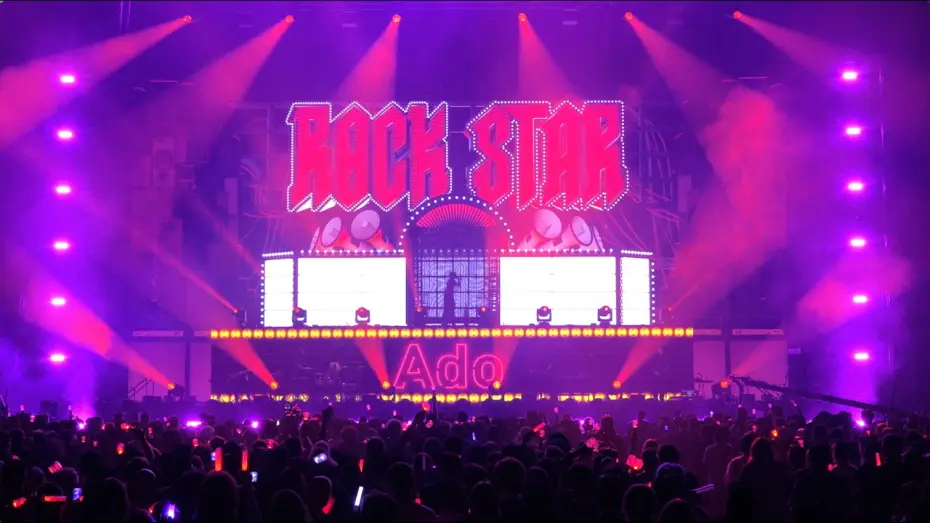 Video for the film Ado - WORLD TOUR 2025 “Hibana” @Kia Center — 【LIVE映像】ロックスター ＠オーランド・Kia Center 【Ado】