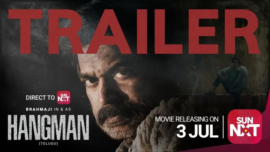 Video for the film Hangman — Hangman - Official Trailer | Releasing 3rd July, Exclusively on Sun NXT | Brahmaji | Vinay