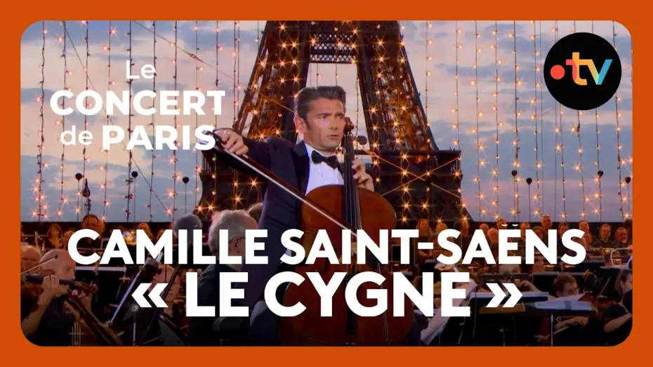 Video for the film Le Concert de Paris 2026 — Le Carnaval des animaux : « Le Cygne » (Camille Saint-Saëns) par Gautier Capuçon