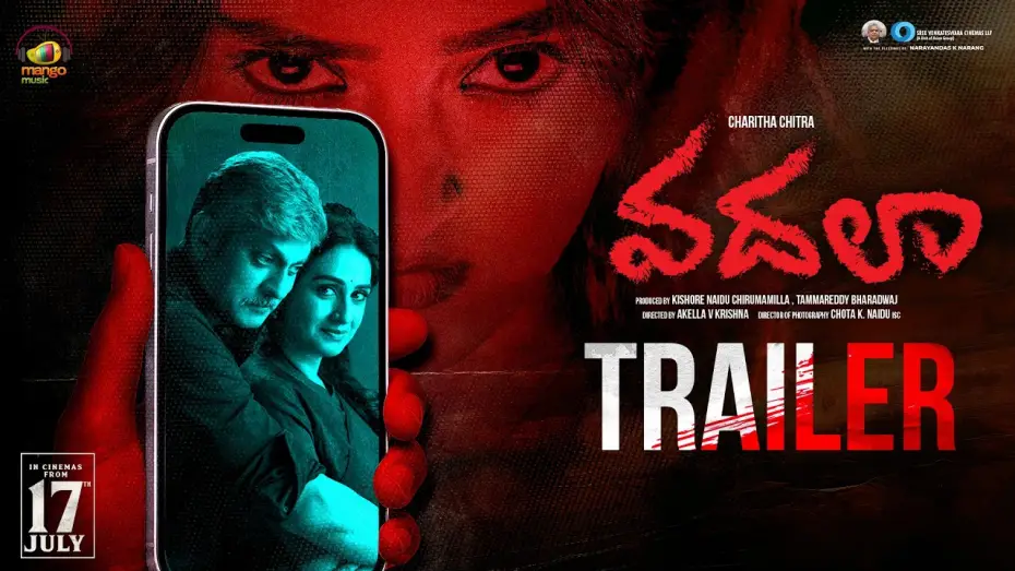 Video for the film Vadala — #Vadala Movie Trailer | Jagapathi Babu | Laya | Hrithika Srinivas | Akella V Krishna | Mango Music
