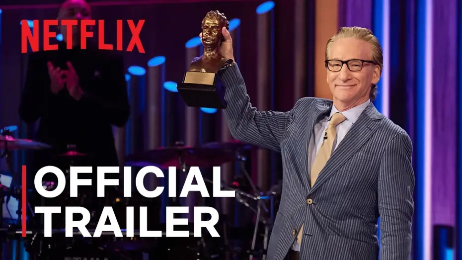 Video for the film Bill Maher: The Kennedy Center Mark Twain Prize for American Humor — Bill Maher: The Kennedy Center Mark Twain Prize for American Humor | Official Trailer | Netflix