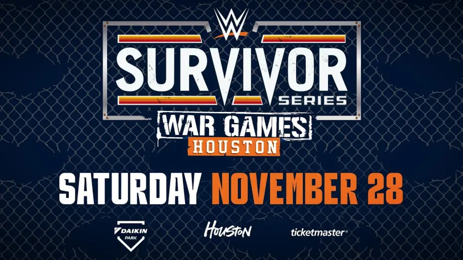 Video for the film WWE Survivor Series: WarGames 2026 — BREAKING: Survivor Series set for Daikin Park in Houston on Saturday, Nov. 28