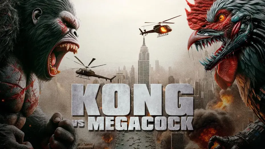Video for the film Kong vs. Megacock — Kong vs. Megacock | Official Trailer | Sci-fi Horror