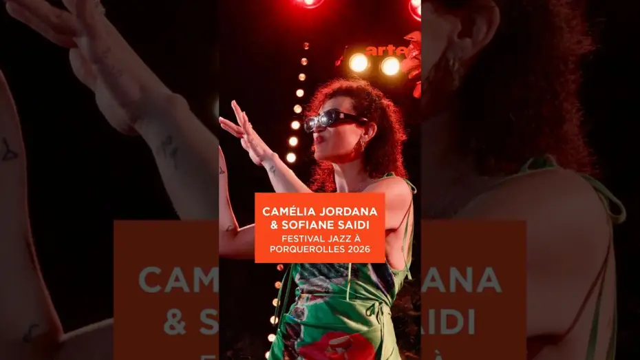 Video for the film Sofiane Saidi, Camelia Jordana & Théo Ceccaldi - Jazz à Porquerolles 2026 — Camélia Jordana et Sofiane Saidi unissent leur voix à Jazz à Porquerolles #live #rai - ARTE Concert