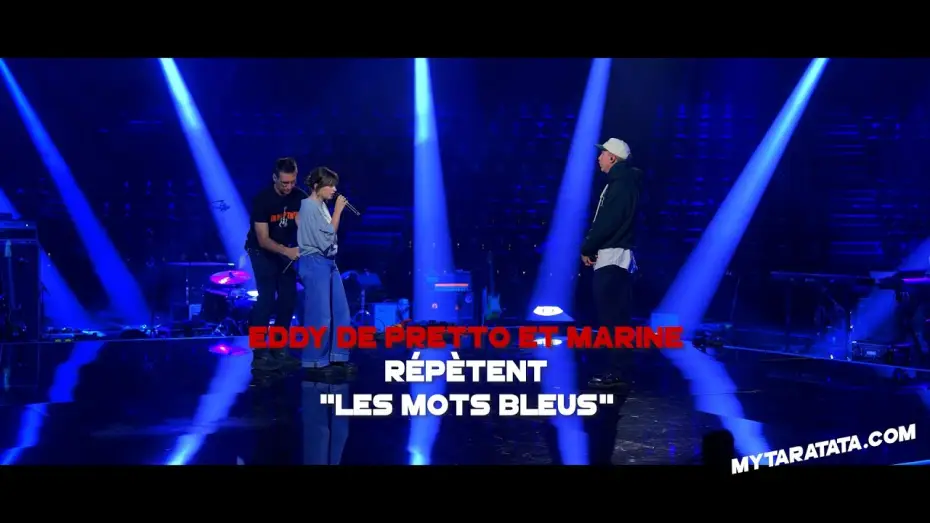 Video for the film Taratata numéro 600 — #Taratata600 Les répètes avec Eddy De Pretto / Marine (2025)