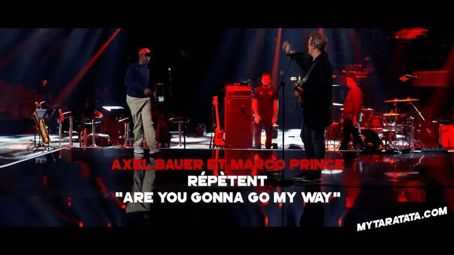 Video for the film Taratata numéro 600 — #Taratata600 Les répètes avec Axel Bauer / Marco Prince (2025)