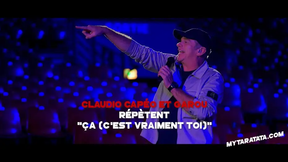 Video for the film Taratata numéro 600 — #Taratata600 Les répètes avec Claudio Capéo / Garou (2025)