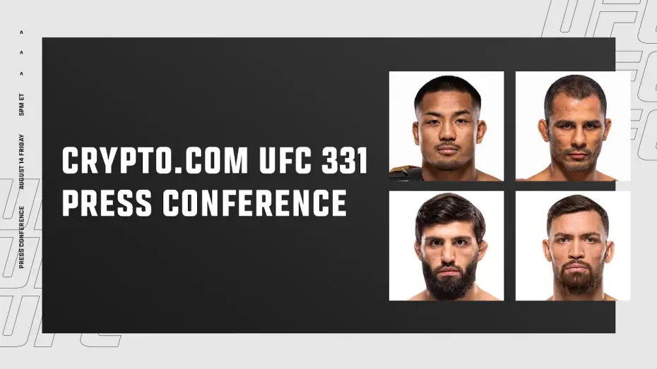Video for the film UFC 331: Van vs. Pantoja 2 — Crypto.com UFC 331: Press Conference