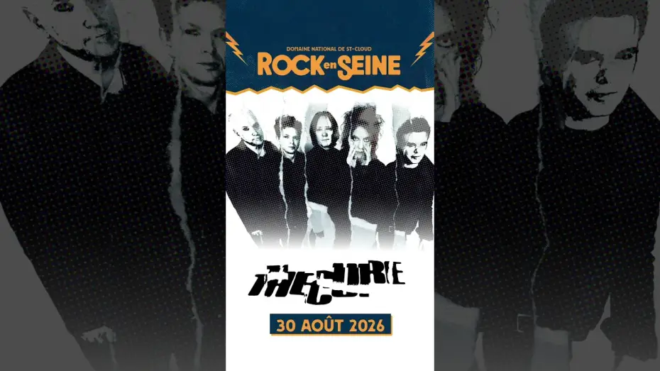 Video for the film The Cure - Rock en Seine 2026 — 🎸 𝙋𝙍𝙀𝙈𝙄𝙀̀𝙍𝙀 𝘼𝙉𝙉𝙊𝙉𝘾𝙀 𝙍𝙊𝘾𝙆 𝙀𝙉 𝙎𝙀𝙄𝙉𝙀 𝟮𝟬𝟮𝟲 🎸