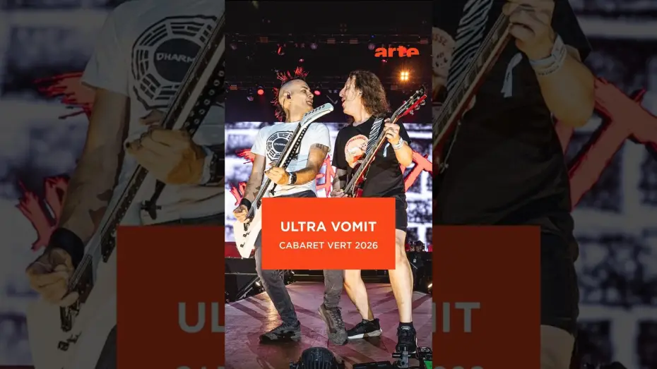 Video for the film Ultra Vomit - Cabaret Vert 2026 — Ultra Vomit collectionne les canards (vivants) sur scène à Cabaret Vert #live #metal - ARTE Concert