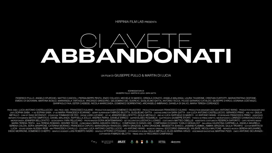 Video for the film Ci Avete Abbandonati — CI AVETE ABBANDONATI (La Paura)- Trailer Ufficiale