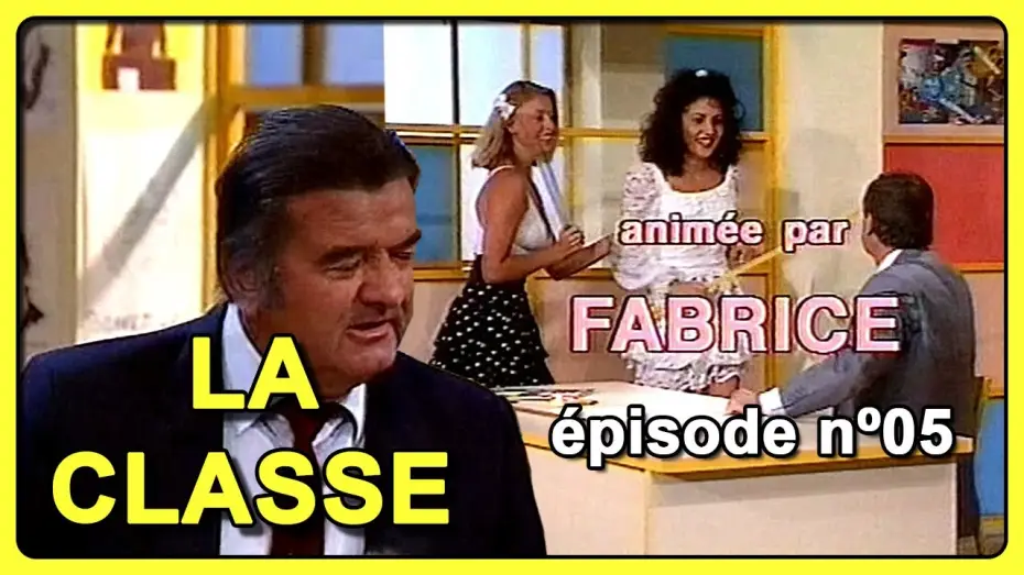 Video for the film La Classe, les plus grands sketchs — LA CLASSE [épisode 5 - Fabrice, Blèze, Bigard, Lagaf’, Muriel Monte Au Ciel] - FR3 - 14.09.1988