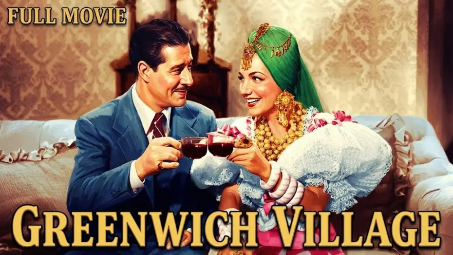 Video for the film Greenwich Village — ⭐ Greenwich Village (1944) Full Movie | Don Ameche, Carmen Miranda | Musical Comedy | Public Domain