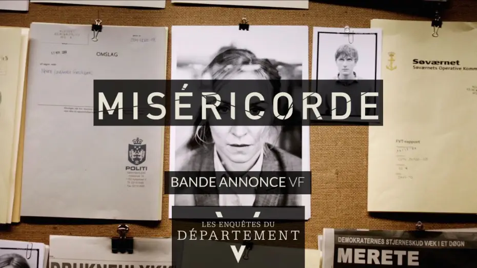 Video for the film The Keeper of Lost Causes — Les Enquêtes du Département V : MISERICORDE - Bande Annonce VF