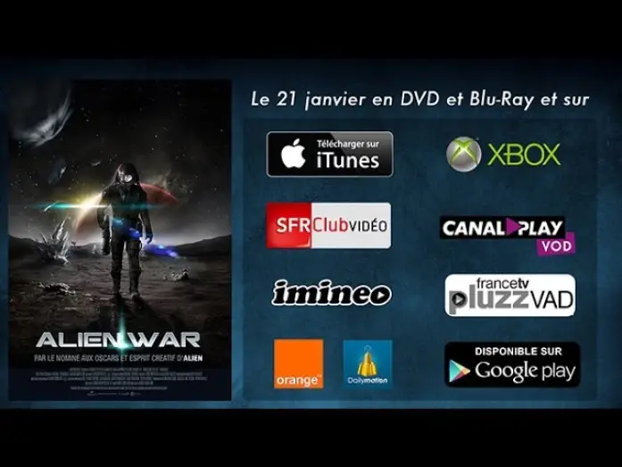 Video for the film Stranded — Alien War - Disponible le 21 janvier en VOD, DVD et BluRay