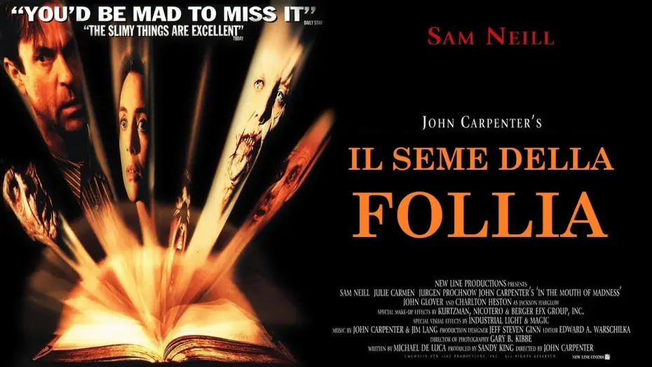 Video for the film In the Mouth of Madness — Il seme della follia (film 1994) TRAILER ITALIANO