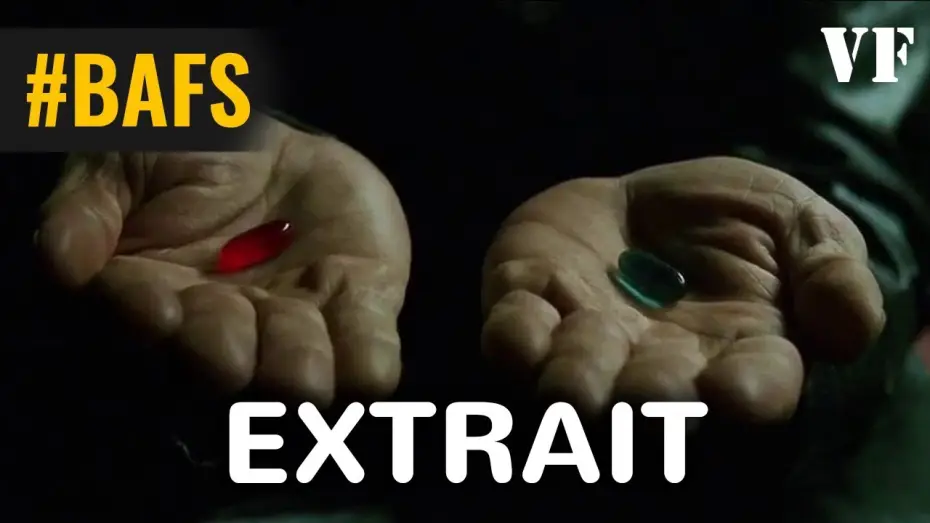 Video for the film The Matrix — Matrix – Extrait VF - pilule bleue / pilule rouge