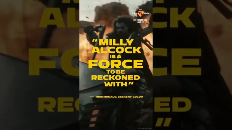 Video for the film Supergirl — A force to be reckoned with.