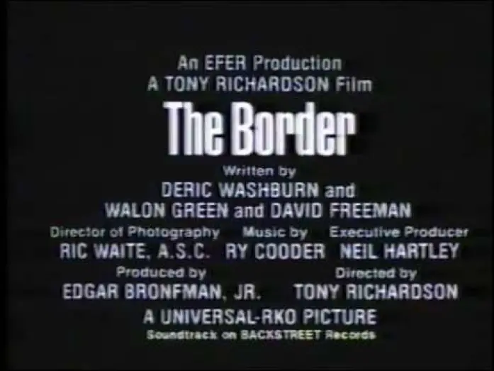 Video for the film The Border — The Border (1981) (TV Spot)