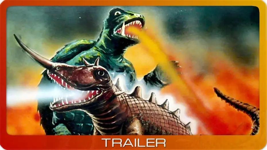 Video for the film Gamera vs. Barugon — Gamera gegen Barugon - Frankensteins Drache aus dem Dschungel ≣ 1966 ≣ Trailer